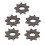 Αλυσίδα Sprocket9T μεταλλικό H σε σχήμα κινητήρα γρανάζι υψηλής αντοχής από χάλυβα για 8
