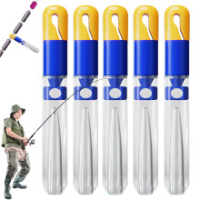 GummiBobberStopper – 5 x Silicone Bobber Stops, Fishing Float Holder