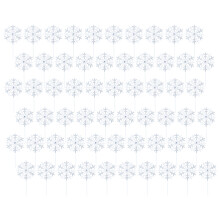 Artículos festivos para fiestas temáticas de Frozen, cautivadoras decoraciones de copos de nieve que darán brillo a tu evento, adornos de copos de