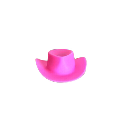 Cowgirl Chic: Πλαστικά μινιατούρες καπέλα, διακοσμητικά για κουκλόσπιτα, αξεσουάρ για 2