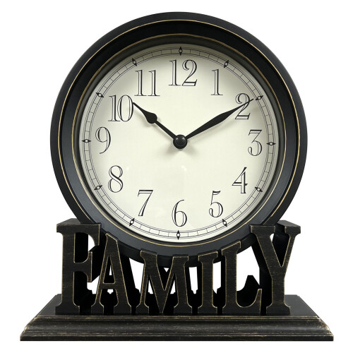 Horloge de bureau rétro élégante avec support de-Style B