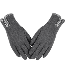 Women's Thermal Gloves, Double Layer Lining Windproof Gloves with High Sensitive Touchscreen and Soft Material, Winter Warm Gloves Featuring Comfortab