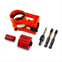Door Lock Installation Kit for Wooden Doors with Guide Template,2-1/8I