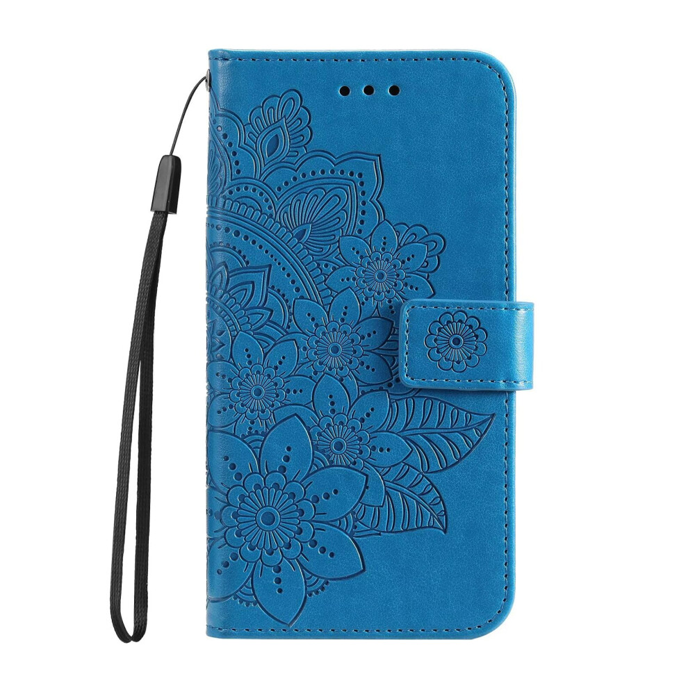 Case, Shockproof Pu Leather Flip Folio Wallet Cover With Kickstand And Card Slot In For Realme C75 4G Blue 9119770487650