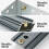 Hand Rivets Nut Tool Sets with Box M3 M5 M6 M8 M10 Rivet Flat Head Acc 5