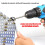 Hand Rivets Nut Tool Sets with Box M3 M5 M6 M8 M10 Rivet Flat Head Acc 4