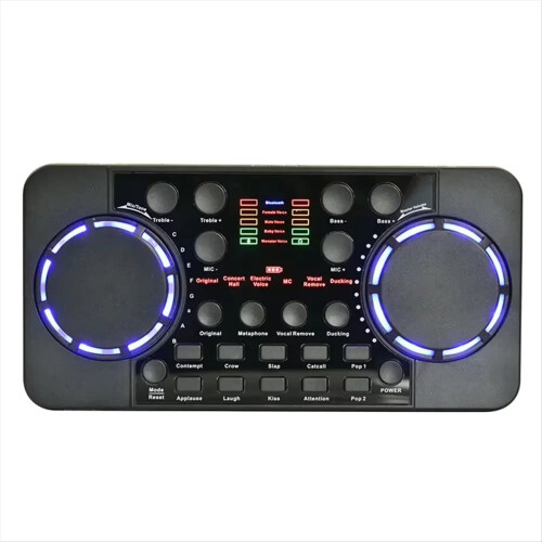 Mixer Live Broadcast Studio Singing Noise Reduction Portable External 1