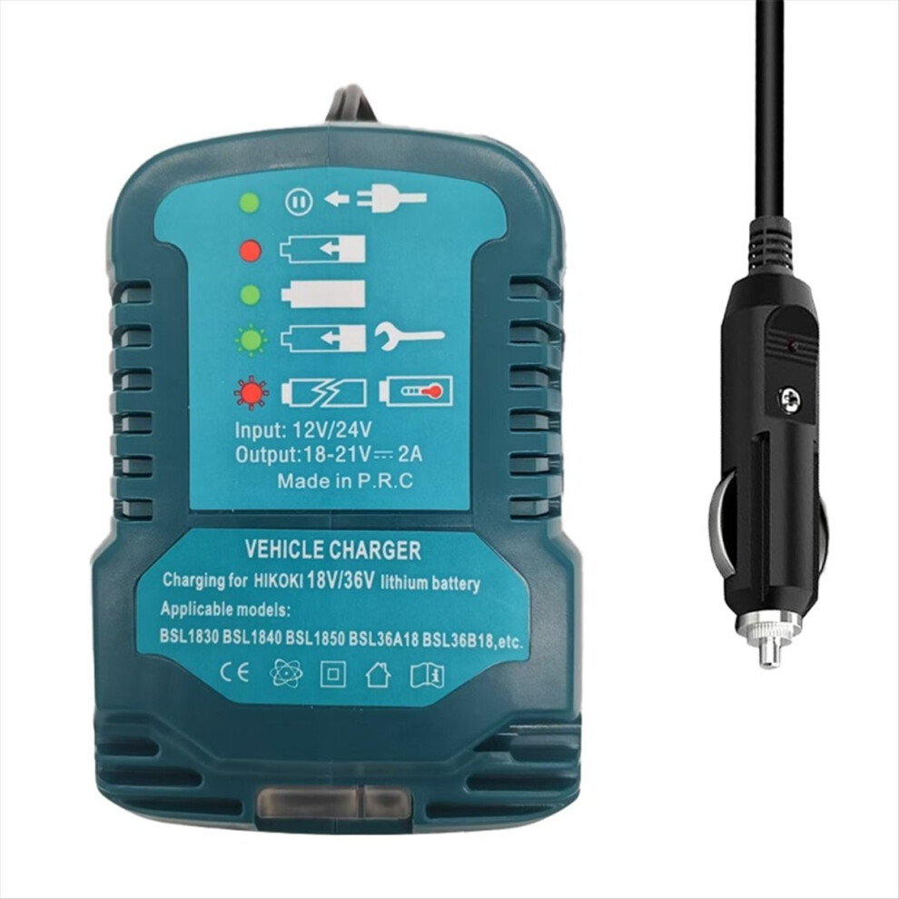12V/24V Portable Mini Car Charger Lighter Plug For 18V Li-Ion Batterie 4853197614552
