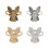 Pack of 6 Multipurpose Rabbit Napkin Rings Holders for Easter-4 2