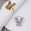 Pack of 6 Multipurpose Rabbit Napkin Rings Holders for Easter-4 5