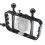 Underwater Action Camera Diving Rig Dual Handheld Bracket Flashlight S 5