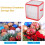 Christmas Bauble Box Storage for 64 Baubles, Foldable Container with Handles 4