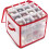 Christmas Bauble Box Storage for 64 Baubles, Foldable Container with Handles 5