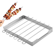 Grill grate for outdoor grill stainless steel foldable grill rack heavyduty rust grill accessory for camping terrace garden parties