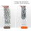 Microfiber Chenille Telescopic Duster with Bendable Head and Washable Stainless Steel Pole 4