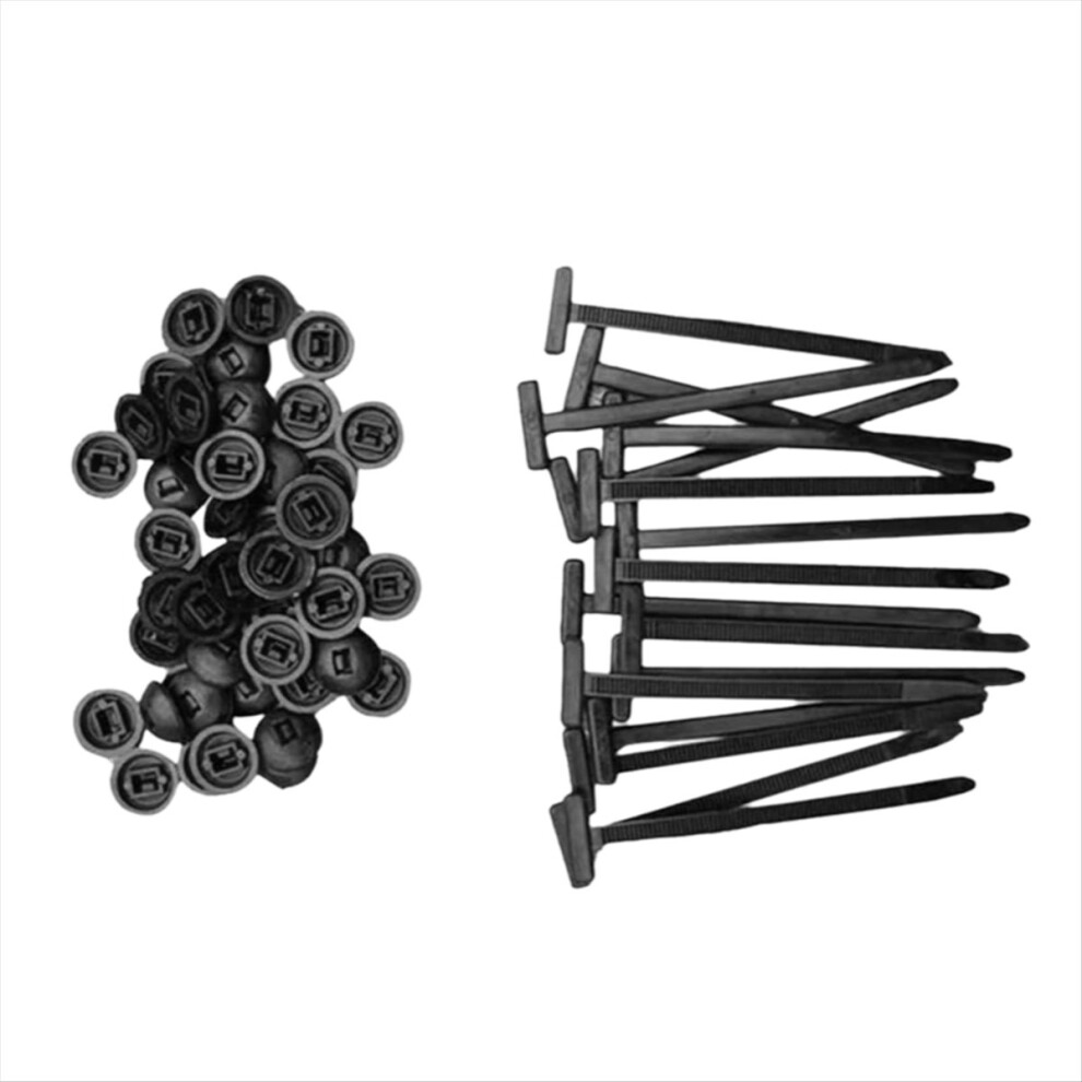 Nylon Universal Cable Tie Buckle, Ties For Car, Self-Locking Zip Holde 4853197689734