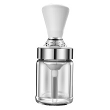 Oil Dispenser Bottle with Brush, Transparent Leak Container for Kitchen BBQ Baking Soy Sauce Vinegar