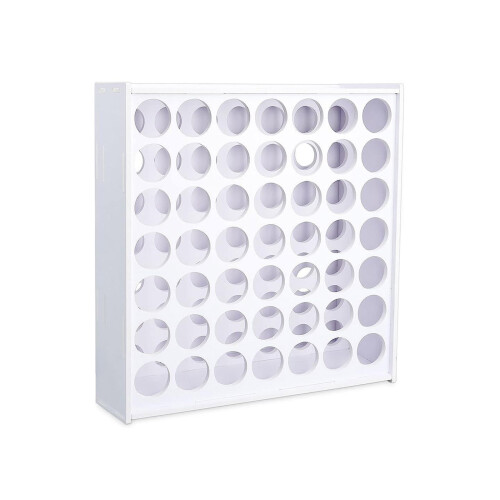 Space Efficient Paint Rack Wall Mount Paint Holder-49 holes