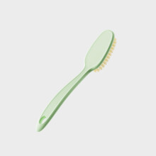 Shoe Cleaning Brush with Soft Dense Bristles and Ergonomic Grip, Mint Green TwoTone Design