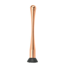 Stainless Steel Ice Crusher Hammer and Cocktail Muddler Stick for Mixing Drinks, Rose Gold