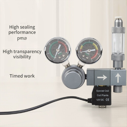 CO2 Regulator Dual Meter Solenoid Valve Foam Recorder Control System F 2