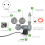 CO2 Regulator Dual Meter Solenoid Valve Foam Recorder Control System F 4