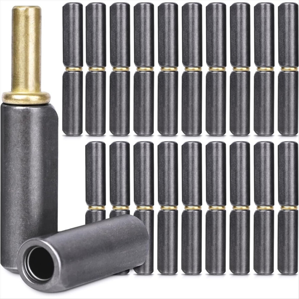 20 Pack Weld On Hinges,Detachable Door Hinges,Carbon Steel Weldable Ga 4853197609558