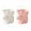 Cartoon Rabbit Eggs Holders Unique Ceramic Eggs Cups-Pink 2