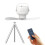 Ceiling fan for tent, with light, batterypowered, USB, remote control – 7200 mAh 1