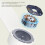 Ceiling fan for tent, with light, batterypowered, USB, remote control – 7200 mAh 4