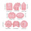 8pcs Eid Fondant Cookie Cutters Set Biscuits Stamp For Creative 3