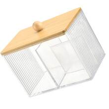 Stylish Cotton Covers Storage Holder with-Clear rectangle