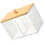 Stylish Cotton Covers Storage Holder with-Clear rectangle 1