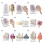 Flower Shape Ice Cream Tool Baking Molds Silicone Texture-6 4