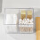 Stylish Cotton Covers Storage Holder with-Clear rectangle 5