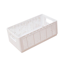 Foldable Bra and Sock Storage Basket with Dividers for Closet Bathroom and Living Room