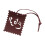 Practical PU Leather Keychain Pendant Featuring Sturdy-Wine Red 1