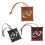 Personalized Arabic Numeral PU Leather Keychain for-Black 2