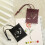 Personalized Arabic Numeral PU Leather Keychain for-Black 5