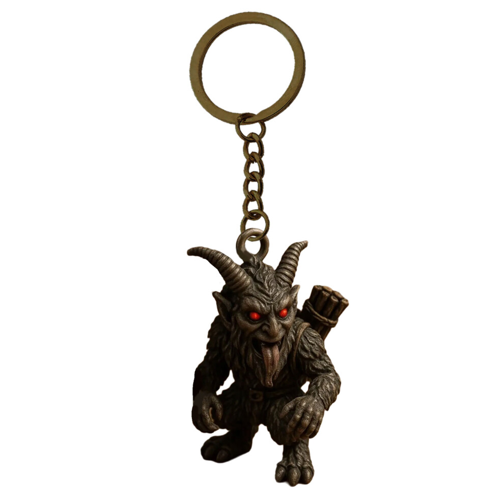Decorsative Krampus Keychain Unique Resin Craft Handmade For-A 7696001056615