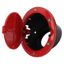 Tankdeckel, rote Tankdeckelabdeckung mit roter