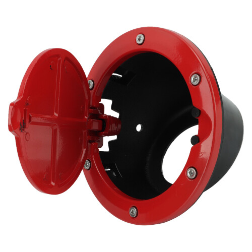 Tankdeckel, rote Tankdeckelabdeckung mit roter