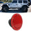 Tankdeckel, rote Tankdeckelabdeckung mit roter 12