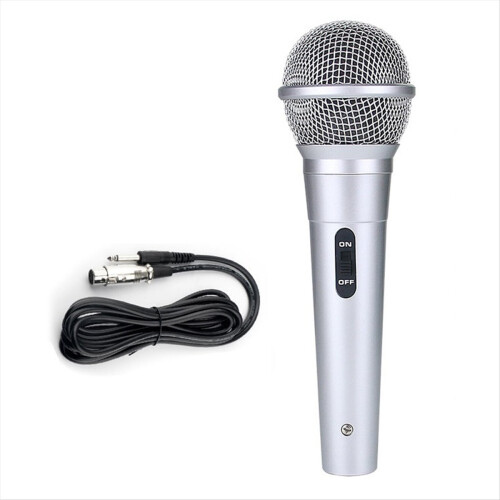 Microphone Handheld Professional Wired Dynamic Clear Voice Mic for Voc