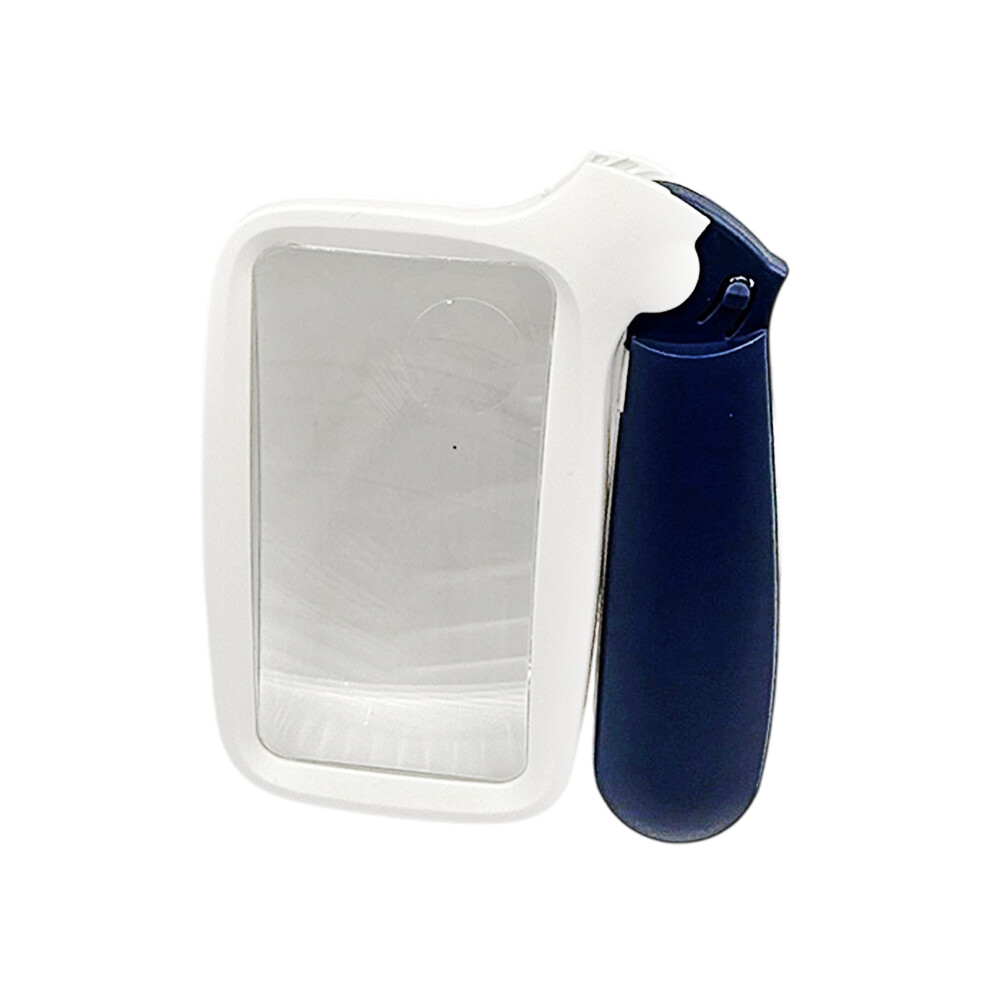 Folding Magnifying Glass Handheld Foldable Magnifier With-Blue 7696001054529