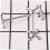Cutlery holder Silverware tray Silver 2 pieces 3 4