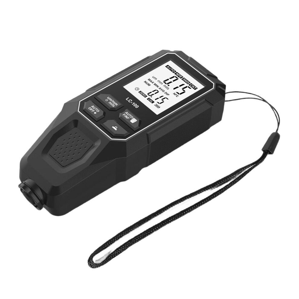Thickness Gauge Professional Thickness Gauge Fe Nfe Paint-Black 7696001057605