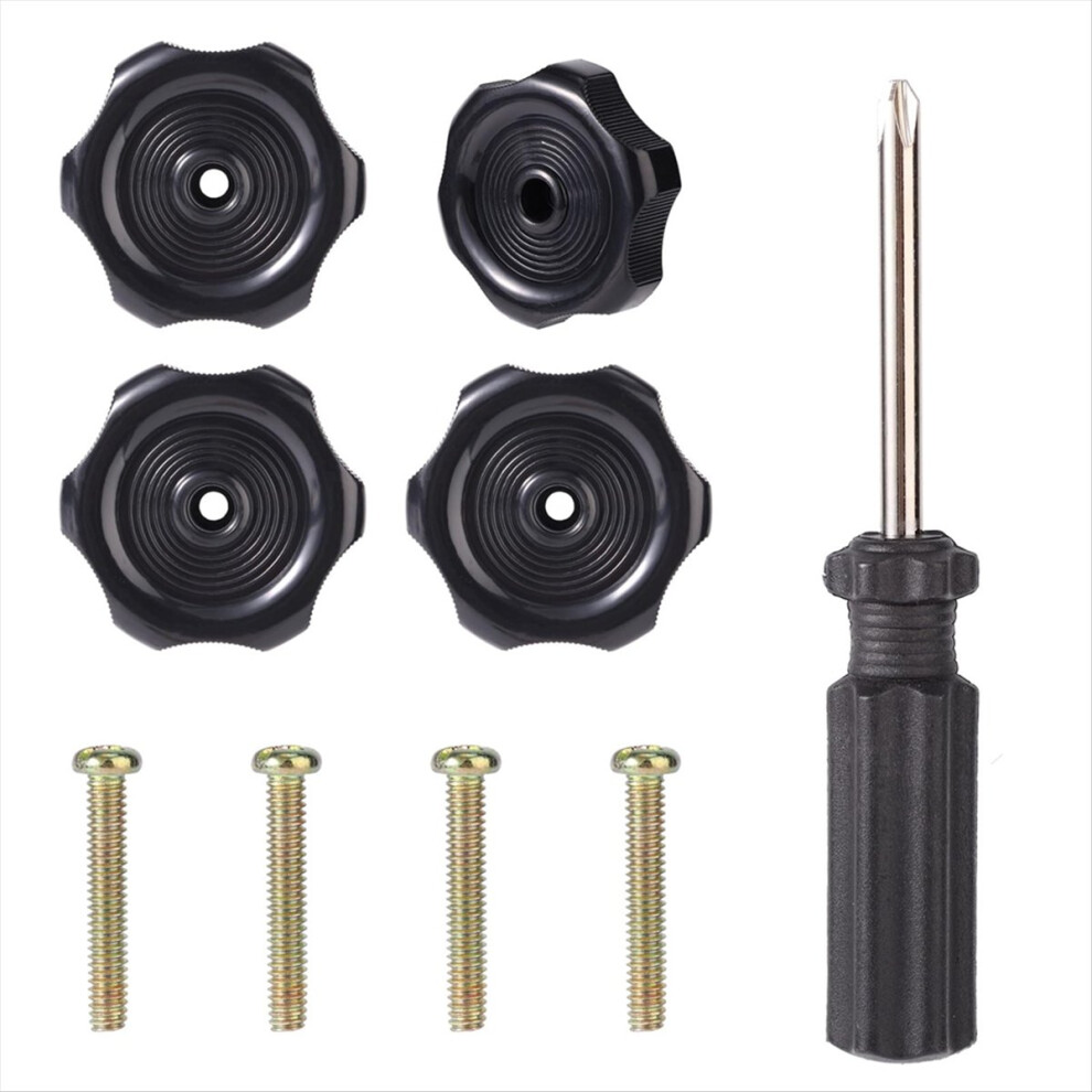 4 Pack Rv Window Knob & Vent With Screwdriver, 1/2In Shaft 2-1/4In Dia 4853197613722