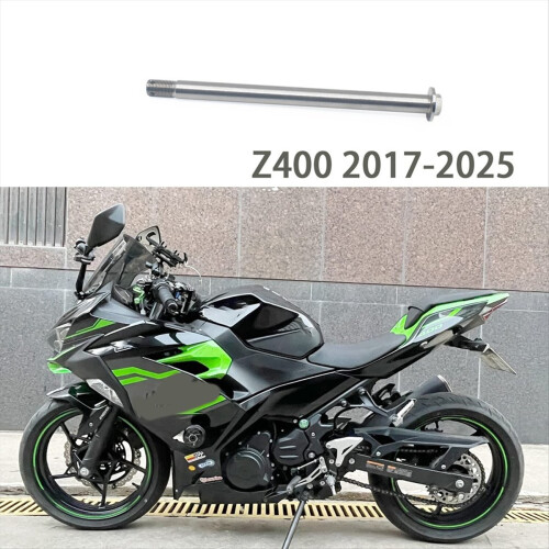 Front Wheel Axle for Ninja400 Z400 2017-2025 Rim Middle Replacement S 2