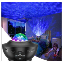 Galaktischer Traumprojektor, Ozeanwellen-Dekoration für Tanzsäle, Bluetooth-Lautsprecher für Clubs, Timer für Bars, Geschenk für Freunde und